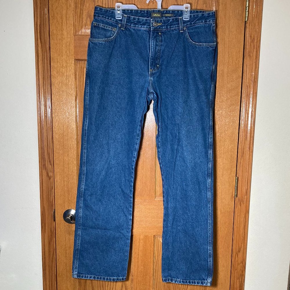 CABELA'S Men's 38x34 Classic Fit Denim Blue Jeans